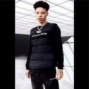 Black pants black jacket